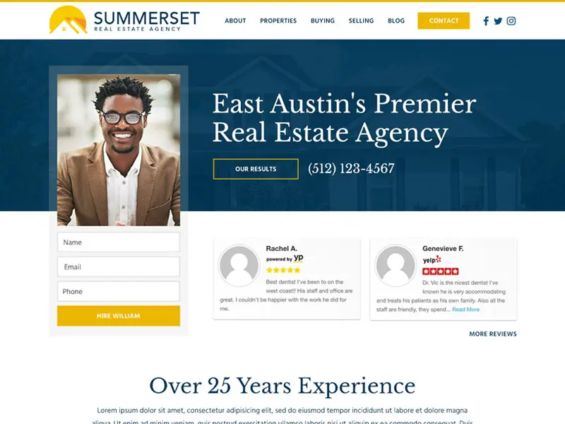 Marketing Fire Real Estate Template 4