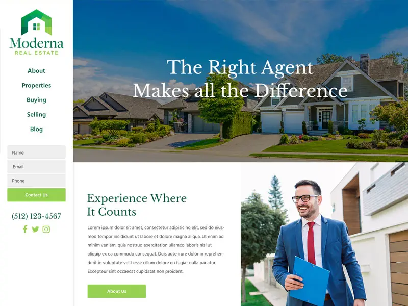 Marketing Fire Real Estate Template 5